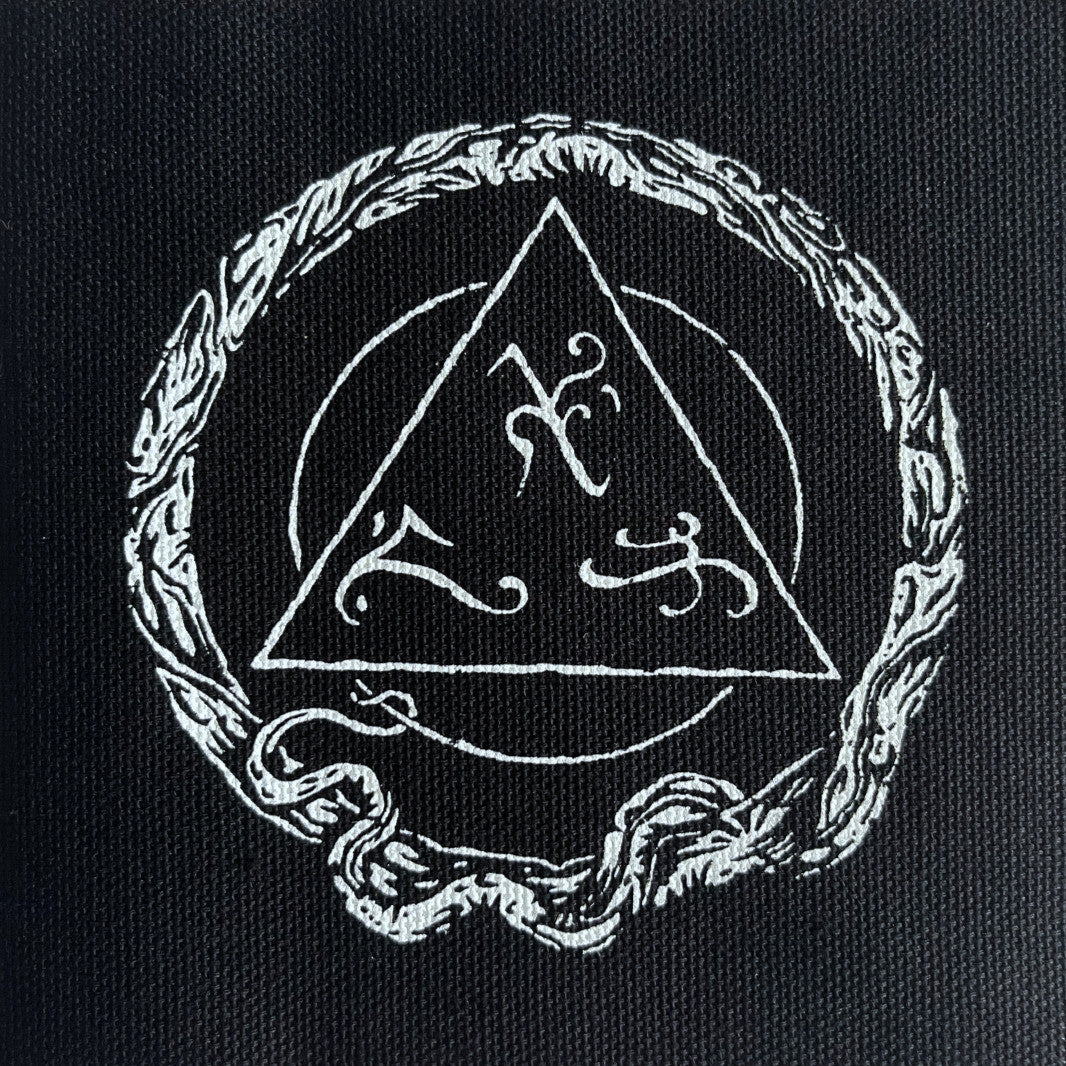 Cult Of Abhoth Doom Metal Sigil Tentacle handprinted Silkscreen Patch by Ikosidio